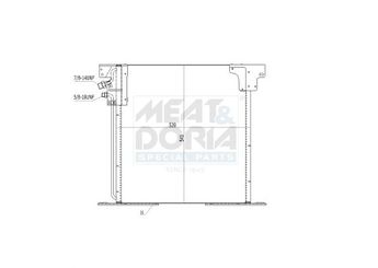 Klima Radyatörü  WENDERPARTS MA6388350170  A6388350170 6388350170