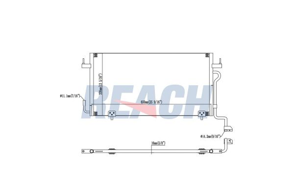 Klima Radyatörü  VEKA 43-3323