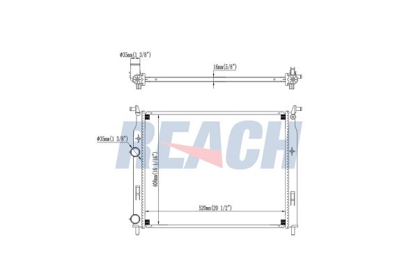 Su Radyatörü  Iveco Daily Kamyonet / Devirmeli Kasalı (1999->)  VALEO 734230