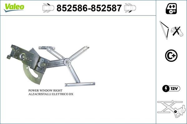 Cam Krikosu Ön Sol VALEO 852586