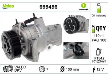 Klima Kompresörü  VALEO 699496  926003541R