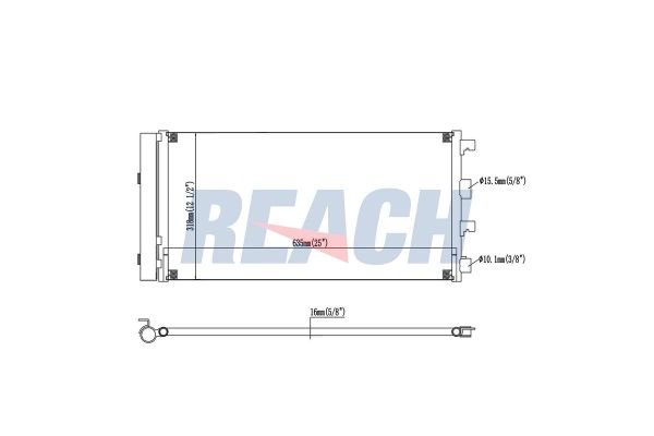 Klima Radyatörü  VEKA 43-3522