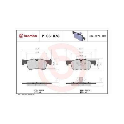 Fren Disk Balata Ön BMW 2 Serisi Coupe (F22)(2013->)  MAGNETI MARELLI 363700406078