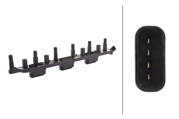 Ateşleme Bobini  Jeep Grand Cherokee (WJ/WG)(1999->)  HELLA 5DA 230 035-491