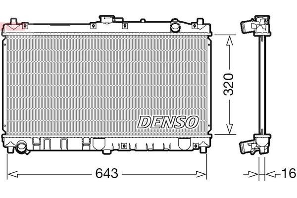 Su Radyatörü  DENSO DRM44031