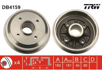 Kampana Arka Sağ ve Sol KRAFTVOLL 07050088  424744 424735 4247 35 4247 44 95659622