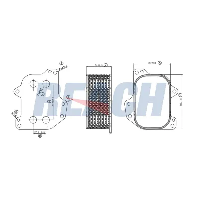 Motor Yağ Soğutucu  Skoda Scala (NW1)(01.2019->)  MAHER 17205