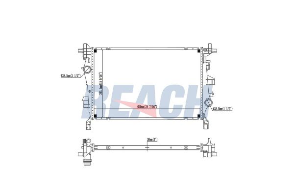 Su Radyatörü  DENSO DRM09045
