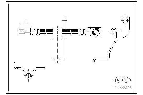 Fren Hortumu Ön Sol HIDROLINE HL YC15 2078 FB