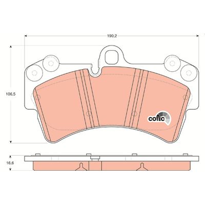 Fren Disk Balata Ön TRW GDB1548