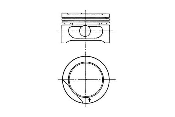 Piston (79.00MM-STD)  KOLBENSCHMIDT 90556630