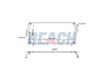 Klima Radyatörü  VEKA 43-3106  921102F000 92110-2F000 921102F005 92110-2F005 921109F515 92110-9F515 921109F500 921109F510