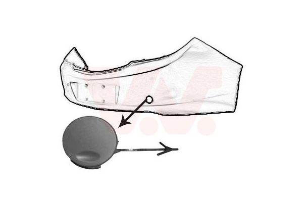 Tampon Çeki Demir Kapağı Arka Opel Insignia A (2008->)  ASPART 7CPH1027
