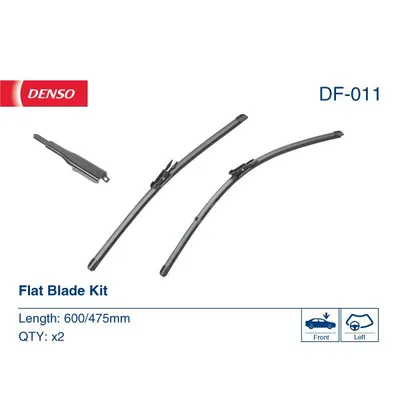 Silecek Süpürgesi Ön  600/475 mm - 24/19 inç Audi A3 (8P1)(05.2003->)  DENSO DF-011