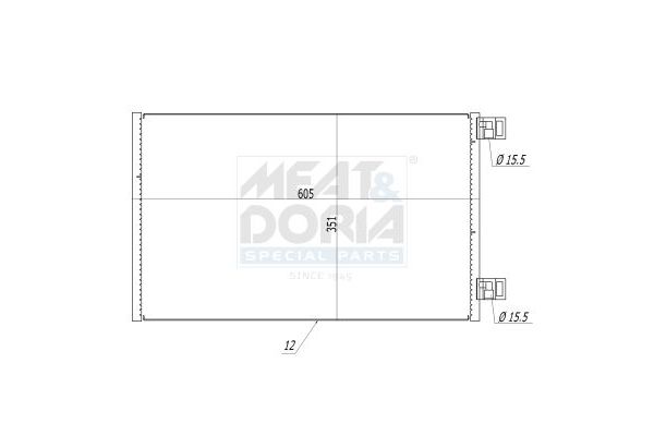 Klima Radyatörü  VEKA 43-3519