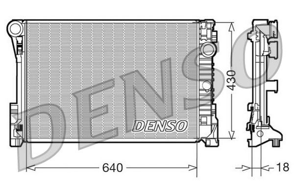 Su Radyatörü  DENSO DRM17111