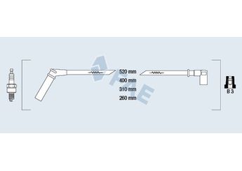 Buji Kablosu  MGA 35166  2750102D00 2750122B00 2750122B10 27501-02D00 27501-22B00 27501-22B10