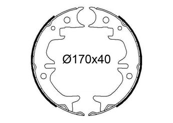 Fren Pabuçlu Balata Arka VALEO 564326  4655020030 4654020030 46540-20030 4654020050 46540-20050 46550-20030 4655020050 46550-20050 4659020050 46590-20050