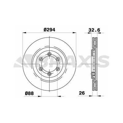 Fren Disk Ayna Ön Sağ ve Sol BRAXIS AE0492