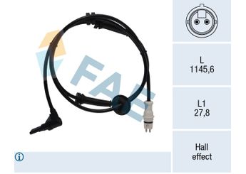 Abs Sensörü Ön Sağ SAGEM 60129  46783183