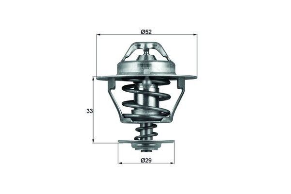 Termostat  Jaguar X-Type (06.2001->)  MAHLE TX 77 88D