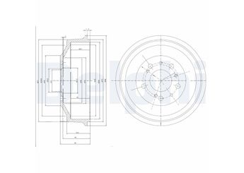 Kampana Arka Sağ veya Sol DELPHI BF153  1313675080 4449694 424722 4247.22 ZF04449694 6001070416