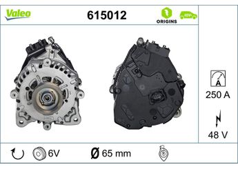 Alternatör  VALEO 615012  5E903018G 5C903018 05C903018 05E903018G