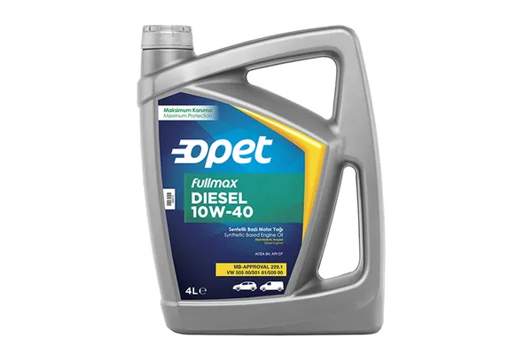 Motor Yağı (4 Lt) Fullmax Diesel 10W40  OPET 10W40 4 LT FLMX DIESEL