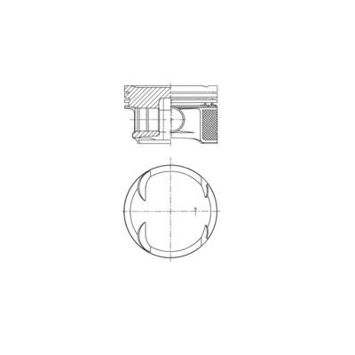 Piston (82.00MM-STD)  KOLBENSCHMIDT 41724600