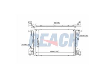 Su Radyatörü  RADISEN RR 621228  A2475003800 2475003800 2475004000 A2475004000