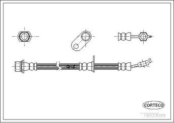 Fren Hortumu Ön Sağ CAVO C901 239A  9094702B96