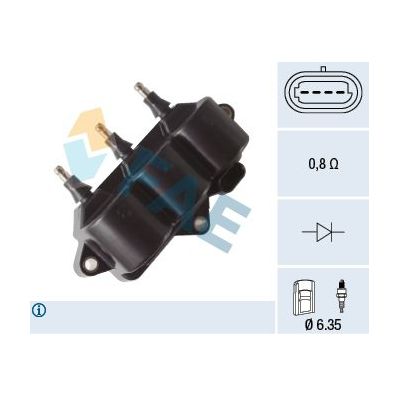 Ateşleme Bobini  Daewoo Matiz (1997->)  PSA ORJINAL 96291054