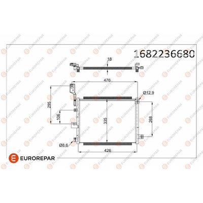Klima Radyatörü  Hyundai Atos (EM)(2004->)  EUROREPAR 1682236680