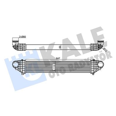 Turbo Radyatörü  Volvo V50 S.Wagon [Combi] (02.2004->)  KALE 345150
