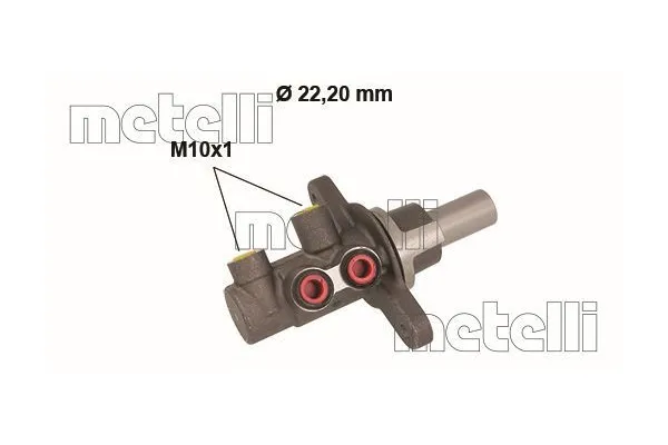 Fren Ana Merkez  Toyota Auris (E15)(10.2006->)  METELLI 05-0838