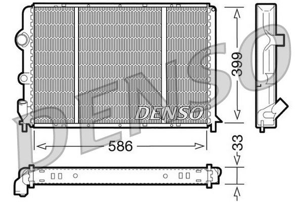 Su Radyatörü  DENSO DRM23050