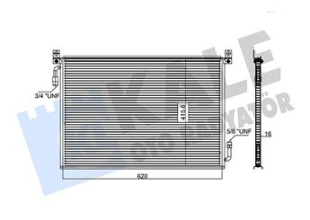 Klima Radyatörü  KALE 312300  DC4619710BA
