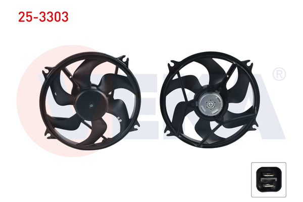 Radyatör Fan ve Motoru  VEKA 25-3303