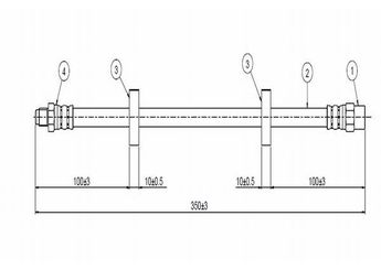 Fren Hortumu Arka Sağ veya Sol CAVO C800 394A  13295944