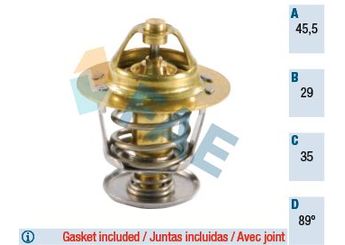 Termostat 89 °C  CALORSTAT TH1542.89  133821 90606231 90.606.231 96006231 96.006.231 1338.21 1338C8 1338.C8 200951306015 20095-1306015 201951306015 20195-1306015 210951306015 21095-1306015 212006F900 21200-6F900 212006F901 21200-6F901 GTS299 GTS 299