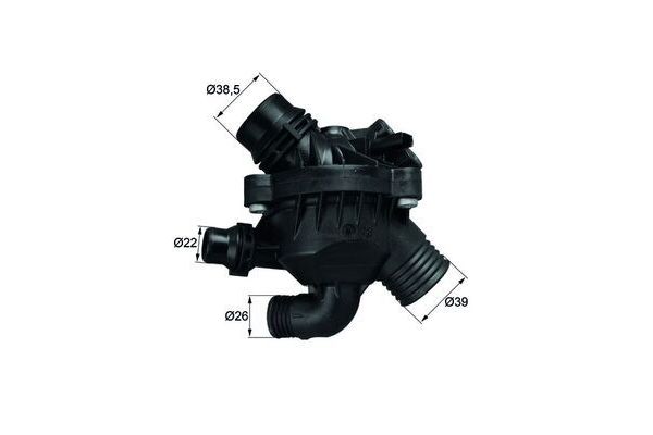 Termostat  BMW X5 Serisi (E70)(07.2007->)  MAHLE TM 30 97