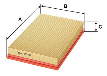 Hava Filtresi  VALEO 585042  36129620D 036129620D 36198620 036198620