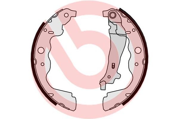 Fren Pabuçlu Balata Arka Nissan Almera (G15RA)(12.2012->)  BREMBO S 68 546