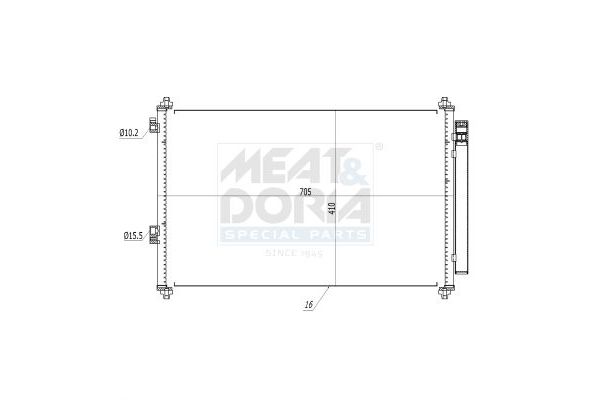 Klima Radyatörü  Toyota RAV4 (A3)(2005->)  KRAFTVOLL 08060005