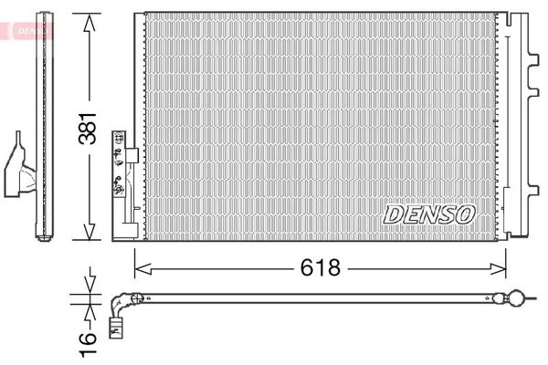 Klima Radyatörü  DENSO DCN05014