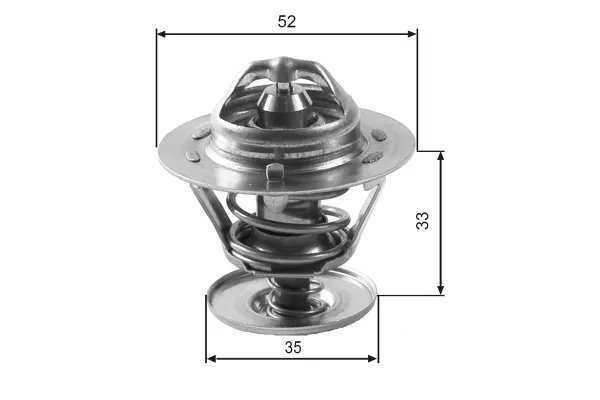 Termostat  Ford Mondeo S.Wagon (GD)(1997->)  GATES TH12588G1