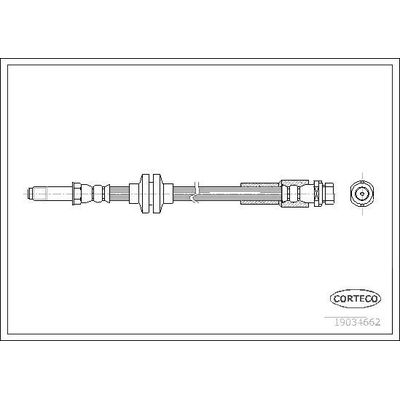 Fren Hortumu Arka Sağ veya Sol FROW 509.1112.002