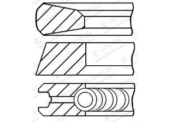 Segman (72.50MM-STD)  RIK 43500-000  43500-000