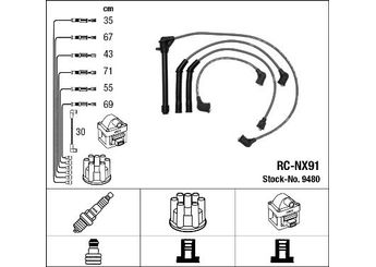 Buji Kablosu  NGK 9480  2245085E25 22450-85E25 2245098E25 22450-98E25