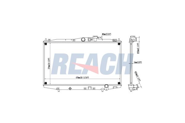 Su Radyatörü  RADISEN RR 63345
